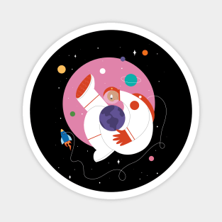 The astronaut Magnet